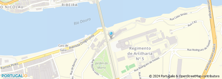 Mapa de Rua Casino da Ponte