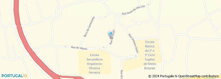 Mapa de Rua da Corga