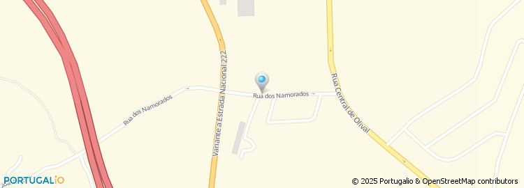 Mapa de Rua dos Namorados