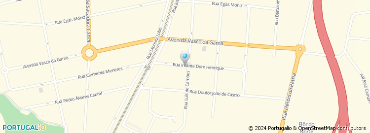 Mapa de Rua Luís de Camões