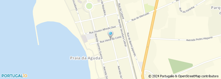 Mapa de Rua Vieira Costa