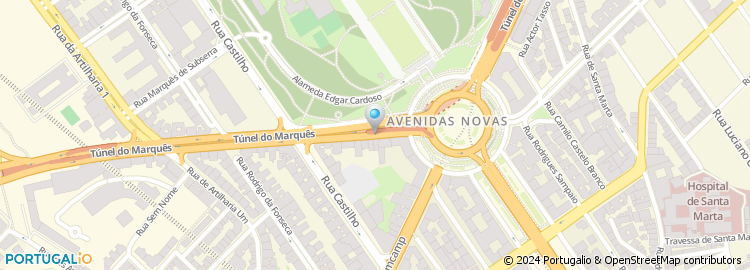 Mapa de Villa Avenida Hotel, S.a.