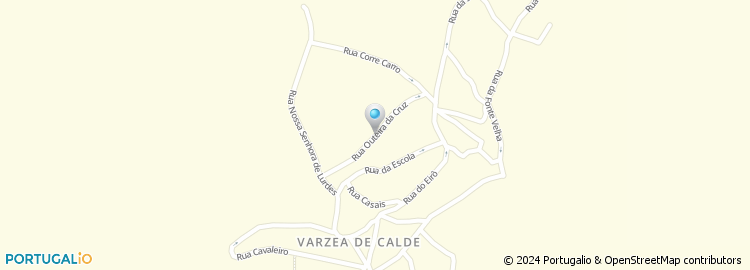 Mapa de Rua da Barreta