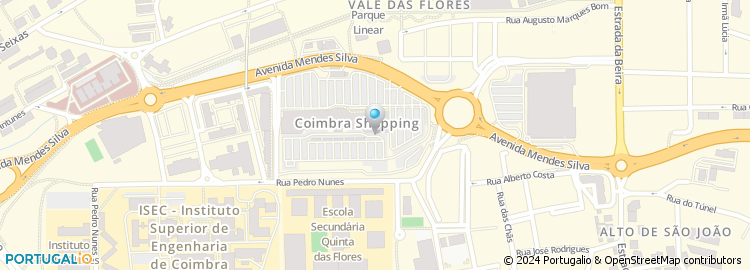 Mapa de Vista Alegre, Coimbra Shopping